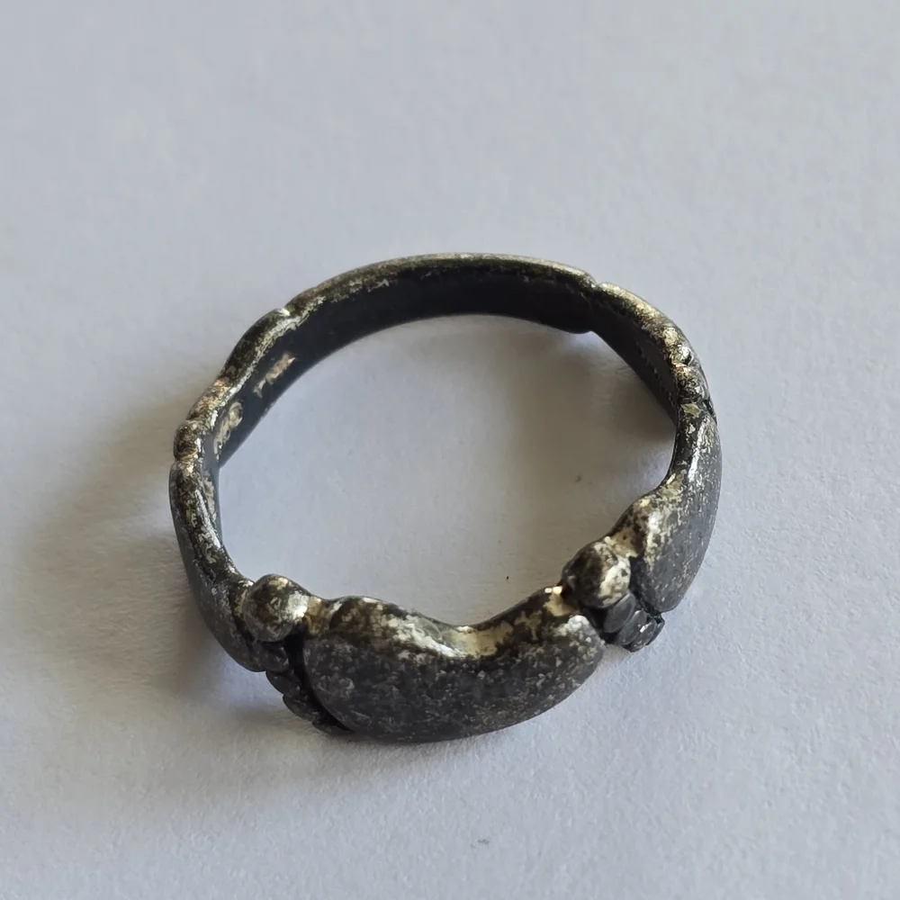 Vintage feet ring foot Thailand .925 Sterling Silver size 7 seven